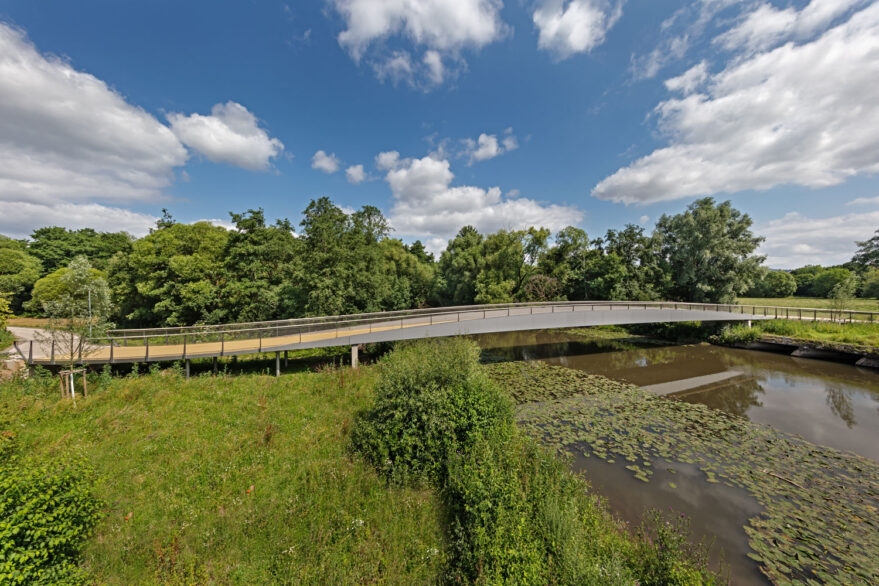 Radwegbrücke Rosenau In Fulda