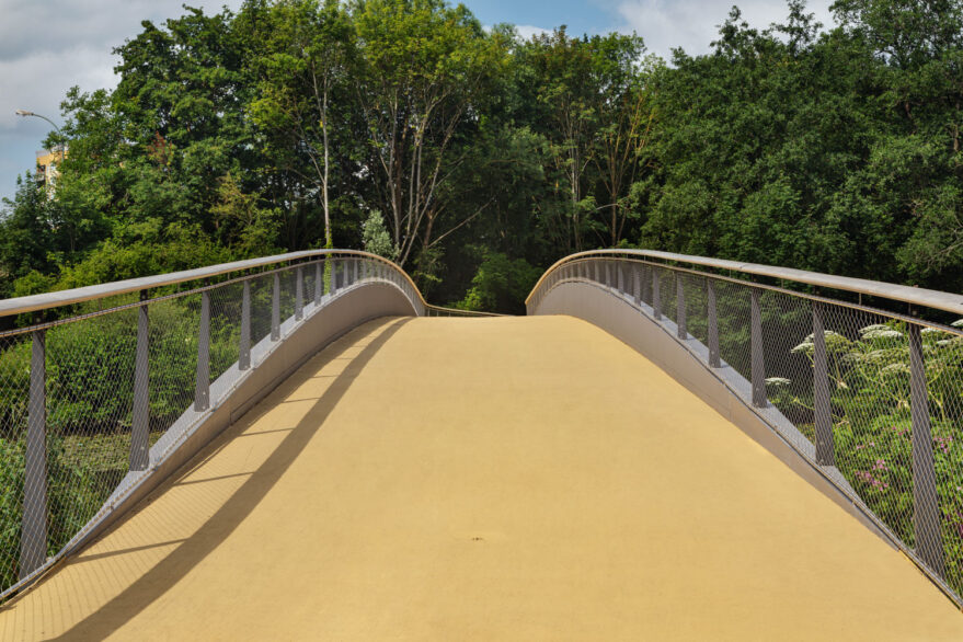 Radwegbrücke Rosenau In Fulda