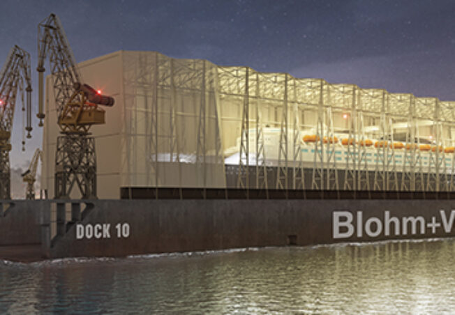 Largest Covered Floating Dock in Europe