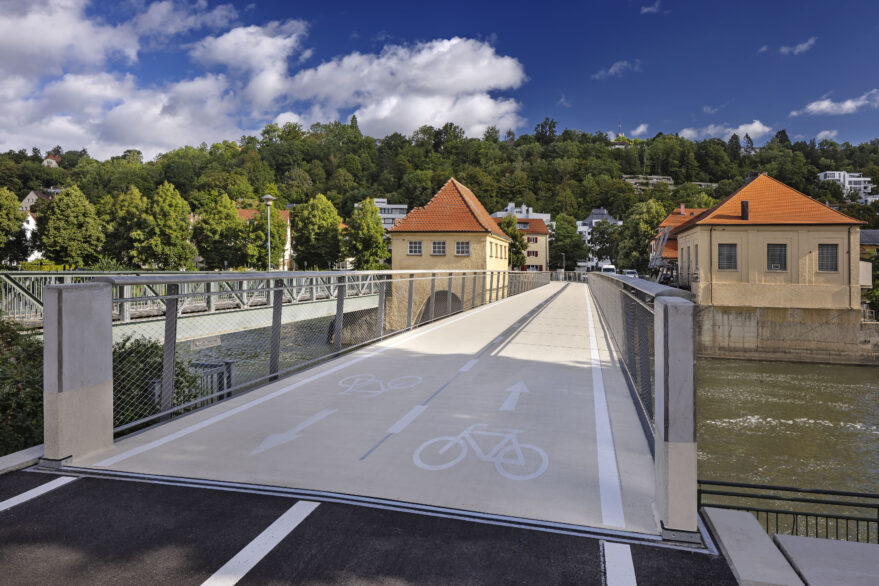 Radwegbrücke Tübingen Ost