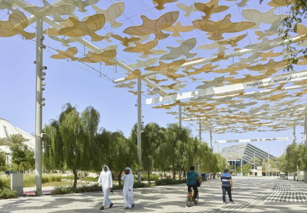 EXPO Shade Structures – Bird Silhouettes