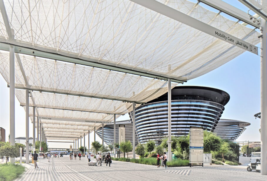 EXPO Shade Structures Glass Fibre Membranes in Dubai