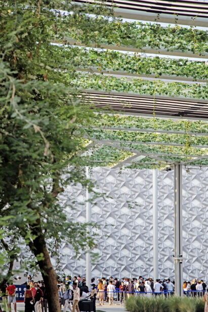 EXPO Shade Structures Planted Pergolas in Dubai