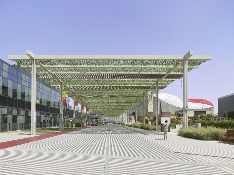 EXPO Shade Structures Planted Pergolas in Dubai