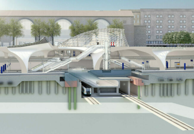 Documentation on the S-Bahn Crossing in the New Stuttgart Station Available Online