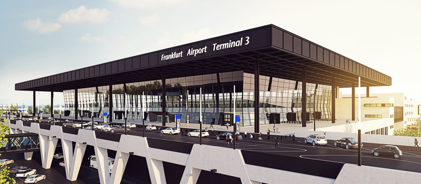 Terminal 3 Flughafen in Stuttgart