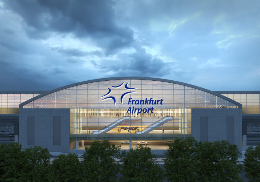 New Building Terminal 3 In Frankfurt am Main